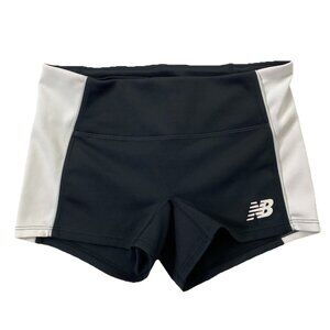 New Balance NB Dry Athletic Gym Workout Shorts Womens size Small Black White